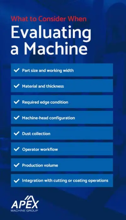 what to consider when evaluating a machine